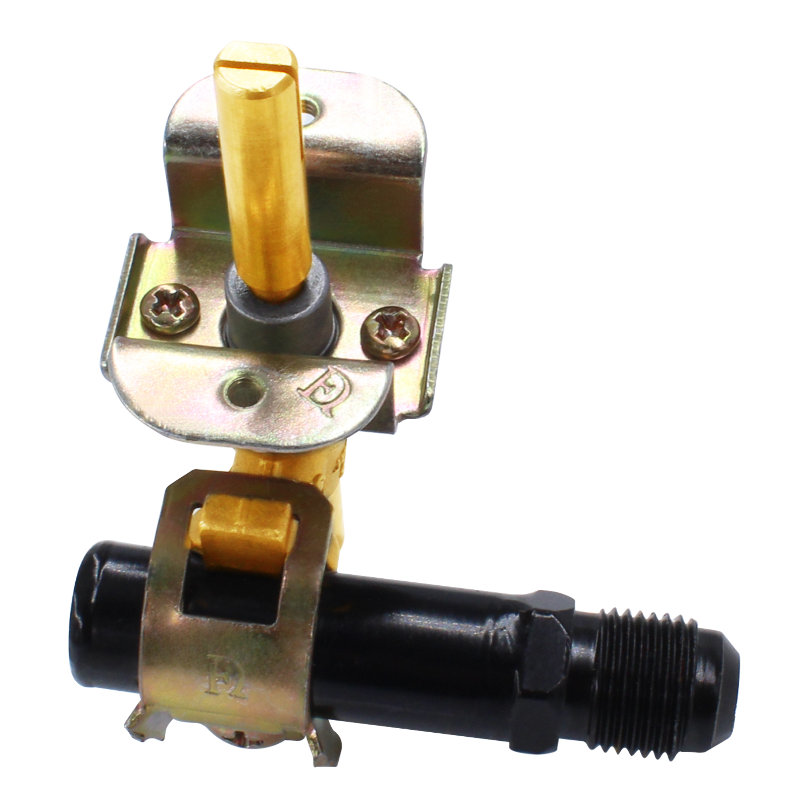 Earth Star Gas Fire Pit Brass Control valve with 3/8&quot; Male Flare Manifold Pipe BBQ Grill Valve