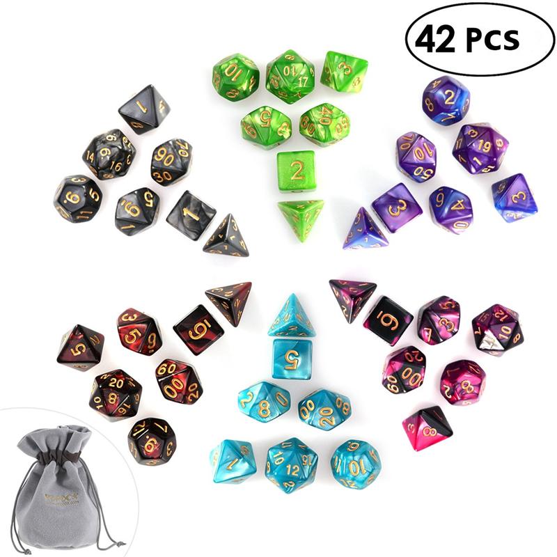 Polyhedral Würfel Anzahl Digitale Würfel Acryl Würfel Brettspiel Würfel Tabelle Spiele Drachen Dungeons DND