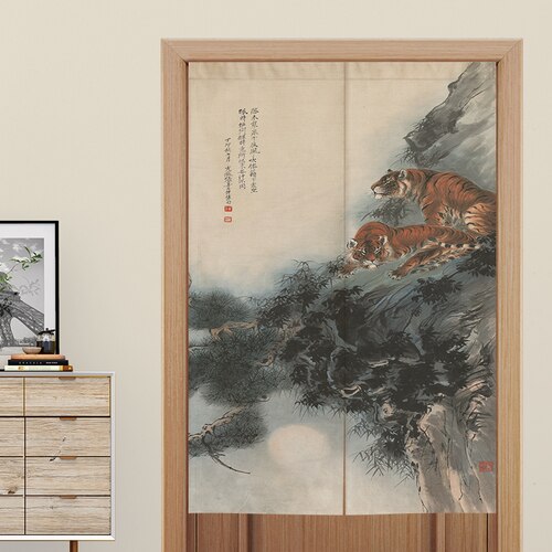 Chinesische Landschaft Tür Vorhang Küche Schlafzimmer Schlecht Halbe Vorhang Feng Shui Vorhang: 10