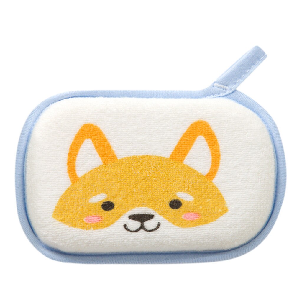 Newborn Baby Kids Shower Bath Sponge Cartoon Body Wash Towel Accessories Baby Supplies: F