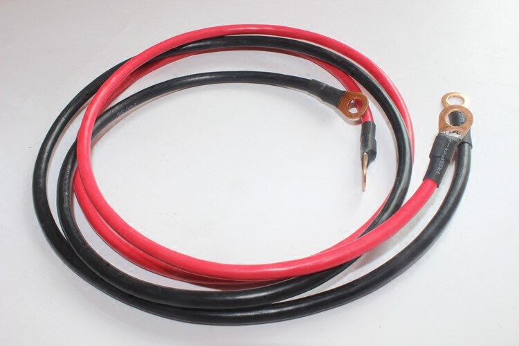 2wg lug ring negativ positiv effekt parallel serieforbindelse terminal kobbertråd batteri inverter kabler til solvarmebil