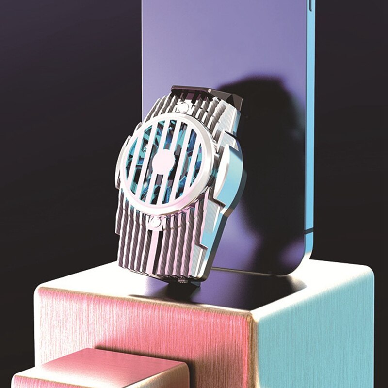 Mobiele Telefoon Cooler Cooling Fan Voor Mobiele Telefoon Handsets Voor 4.7-7.5 Inch Mobiele Telefoons Met Warmte Straling