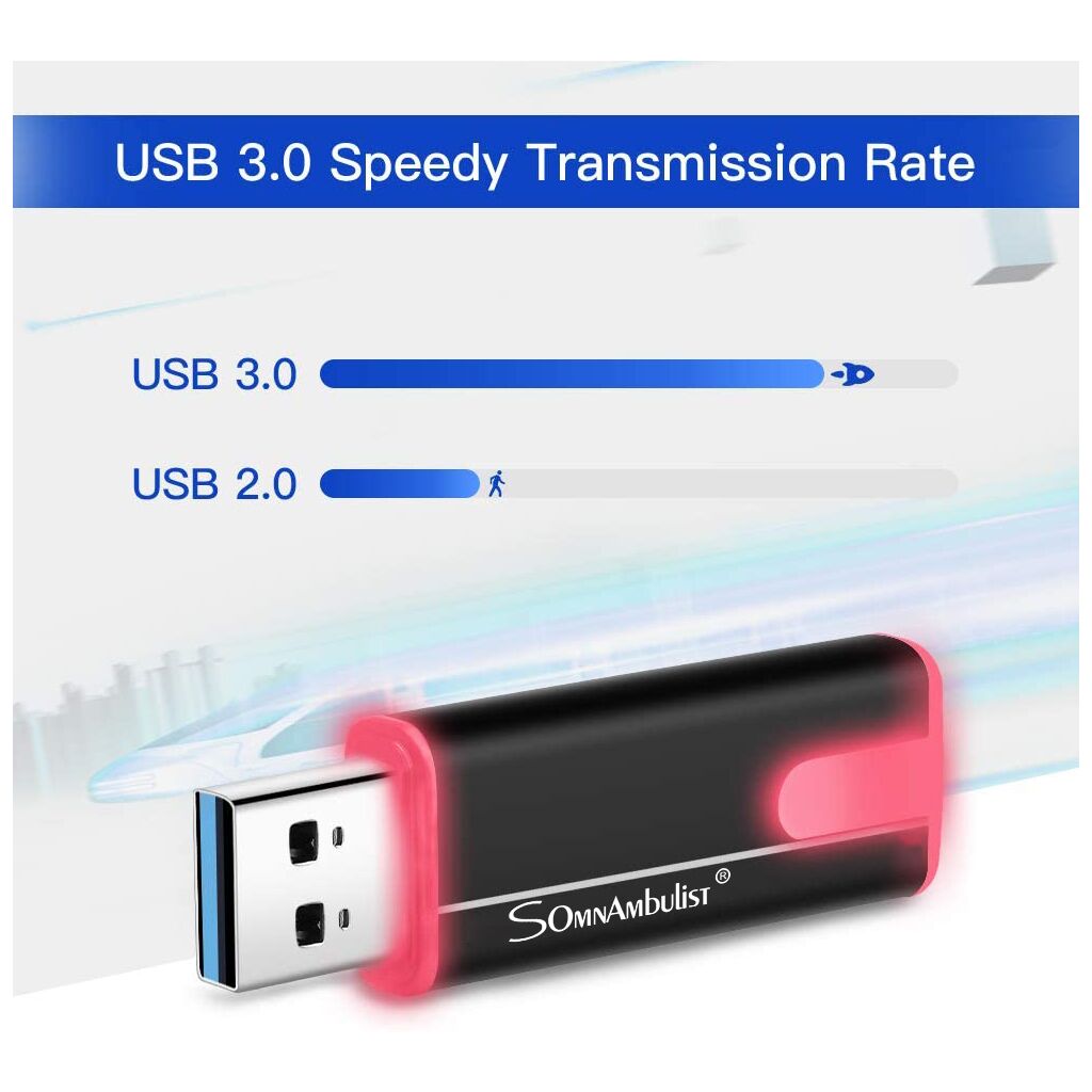 Super Mini Usb 3.0 Gradiënt Kleurrijke Licht Flash Drive 64Gb 32Gb 16Gb Waterdichte Pen Drive 128Gb memory Stick U Disk