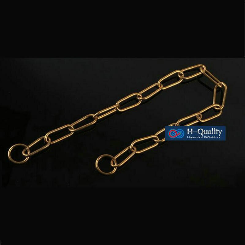 HQ BD01 Classic Show Strong Solid Brass Dog Chain Leash Dog Collar Brass P Chain Special For Middle Giant Dogs