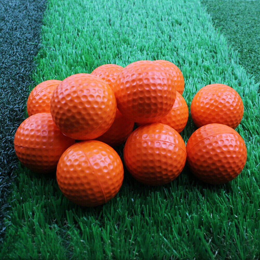 Øve golfbolde 12 stk sjove skumbolde til indendørs eller udendørs træning