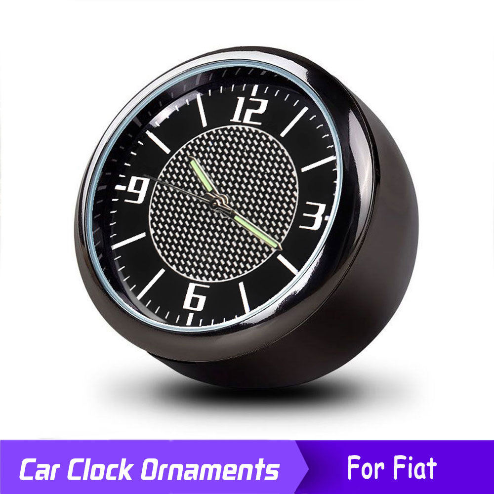 Mini Clip de sortie d'air pour montre, décoration d'horloge de voiture, pour Fiat Punto Evo 500 Stilo Bravo Palio Ducato Doblo Linea