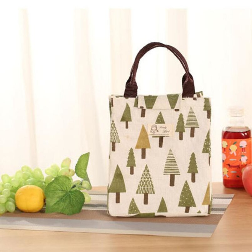 Mode Draagbare Lunch Tas Pouch Opbergdoos Geïsoleerde Thermische Bento Cooler Picknick Tote Voor Vrouwen Kids Mannen