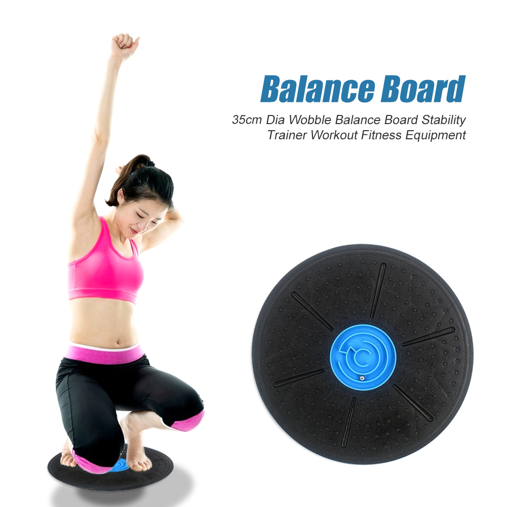 Wobble balance board med 35cm labyrint fysioterapi træning fitness udstyr diameter fitness udstyr forsyninger