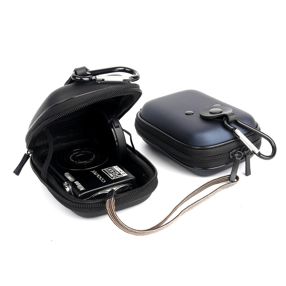 Funda Protectora Para Cámara Compacta – Compatible Con Canon Powershot G7X, SX620, IXUS, G5X, Etc. Acolchada, Impermeable, Con Bolsillo Para Tarjetas Y Lazo Para Cinturón.