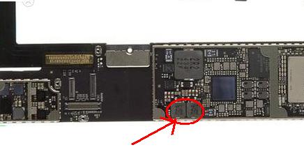 Lote de 20 unidades para iPad 6, iPad air 2, air2, 6 L8425, L8455, 4R7, bobina en el ajuste de la placa base de pieza de reparación
