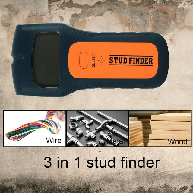 Stud finder metal detector AC voltage detector timber wood metal stud AC Wires Detector 3-in-1 wall scanner cable Tester