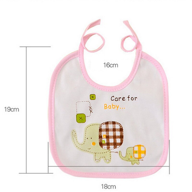 Babero para bebés, bolsa de arroz para bebés, baberos, ropa impermeable de algodón para niños, 19cm * 18 cm/7,48 "* 7,09"