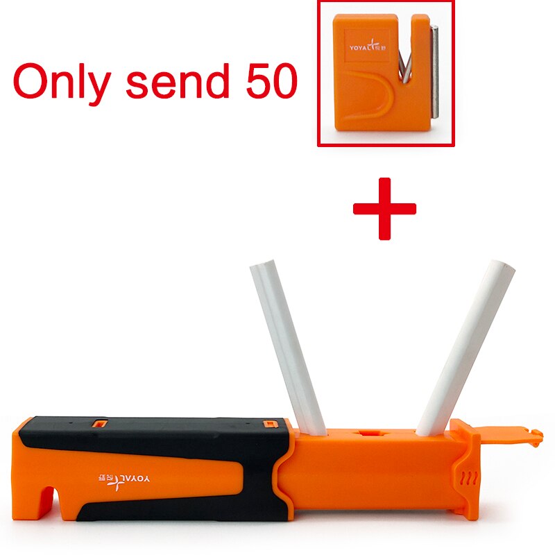 TAIDEA outdoor diamond sharpener sharpening rod ceramic tungstensteel builds tools fishing sharpening system knife: Beige