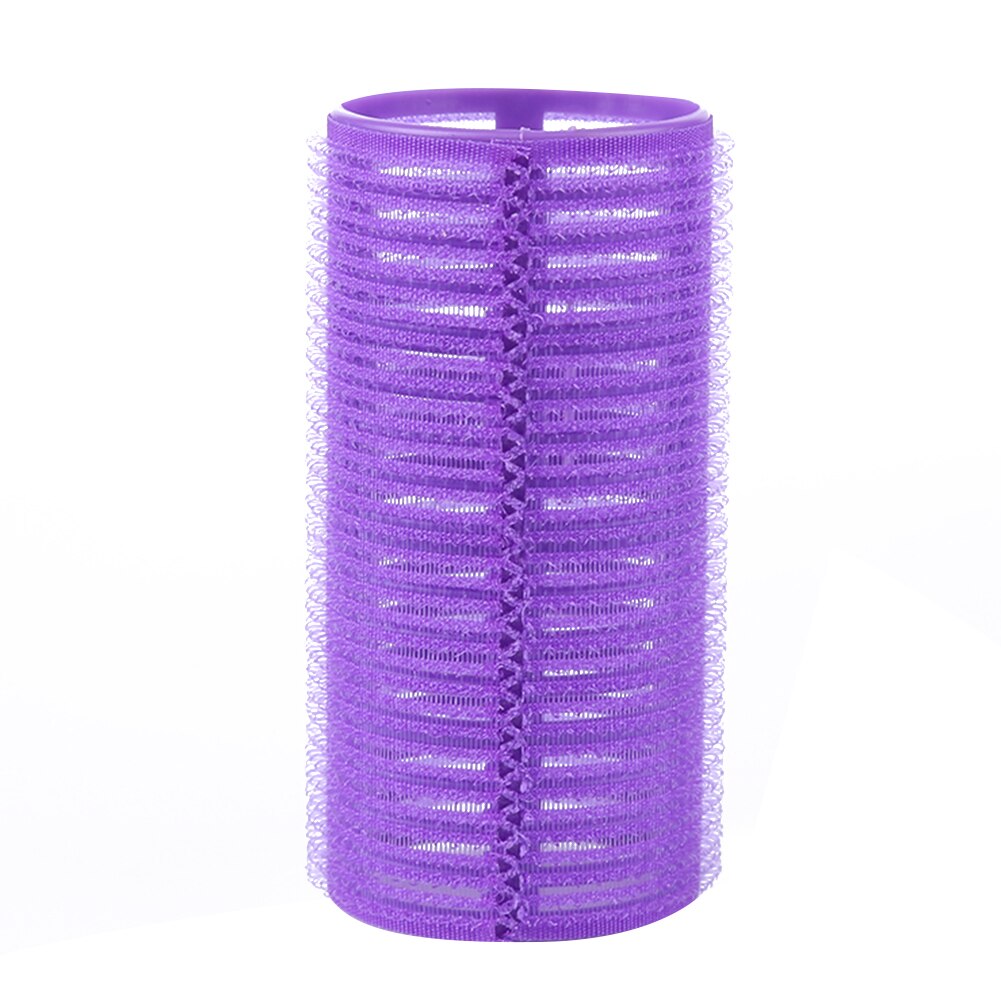 Hair Rollers Curlers Self Grip Holding Self-Adhesive Sticky Hairdressing Lazy Silk Ribbon Heatless Rod Headband Hair Styling: 105x50x50MM