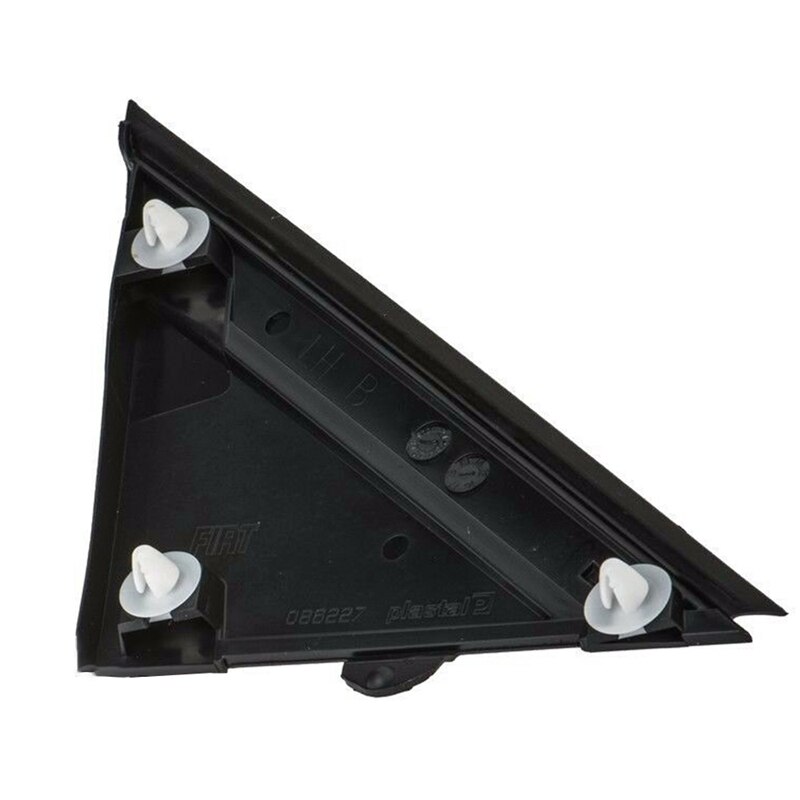Cubierta de la bandera del espejo de la puerta del coche, moldura, triángulo, para FIAT 500 12-19