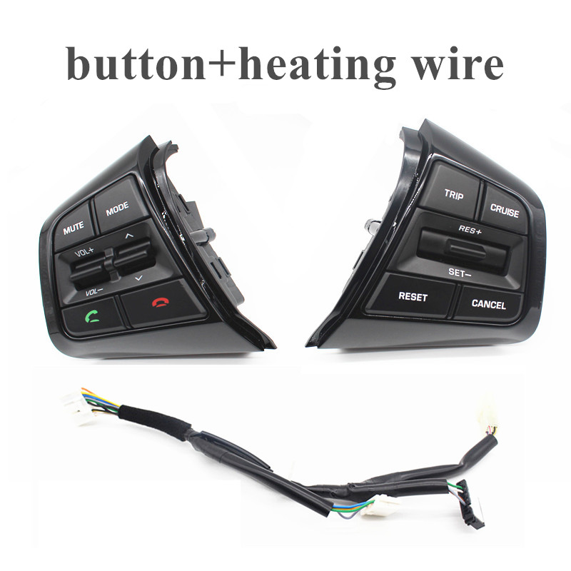 Factory price Steering Wheel Control Buttons Remote Cruise Control Bluetooth Button with Wire For Hyundai ix25 (creta) 1.6L 2.0L