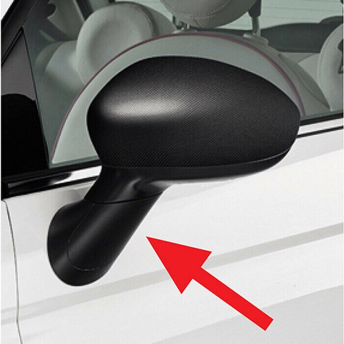 735450654 Auto Stickers Decoratie Voor Fiat 500 Spiegel Arm Stem Cover Stem Cap Links & Rechts Spiegel Cap Cover accessoires