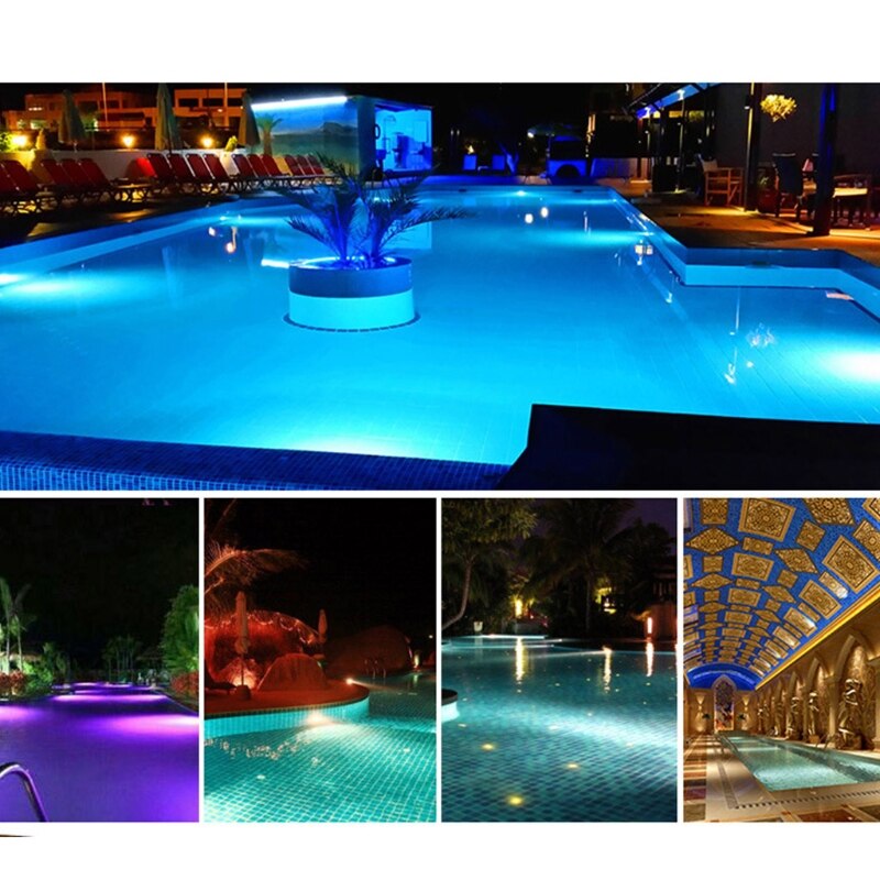 LED Remote Control Submersible Light Color Changing Waterproof Diving Lights