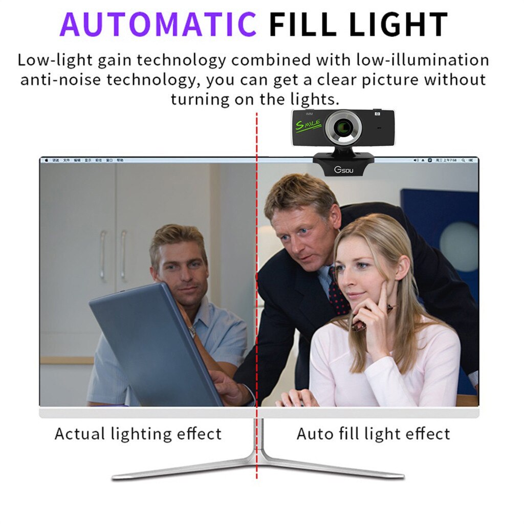 USB2.0 HD Webcam Camera Web Cam With Mic For Computer PC Laptop Desktop HD Computer Camera USB Web Camera Webcams