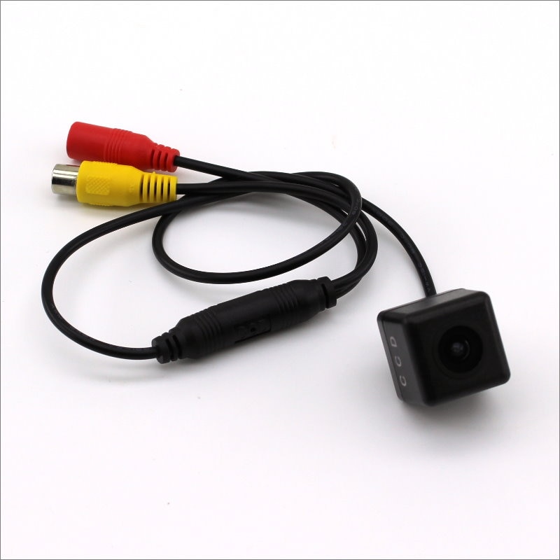 Cabeza de cámara de coche sin soporte, cables de alimentación de vídeo HD, marcha atrás, visión trasera, aparcamiento, 5V, 6V, 12V