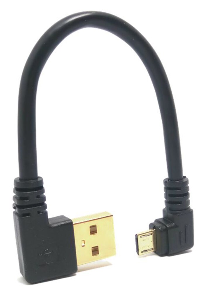 90 degree Micro USB Cable 3A Fast Charger USB Cord Sony Nylon For Samsung Power Cable Phone line elbow Data Xiaomi Android S5O7