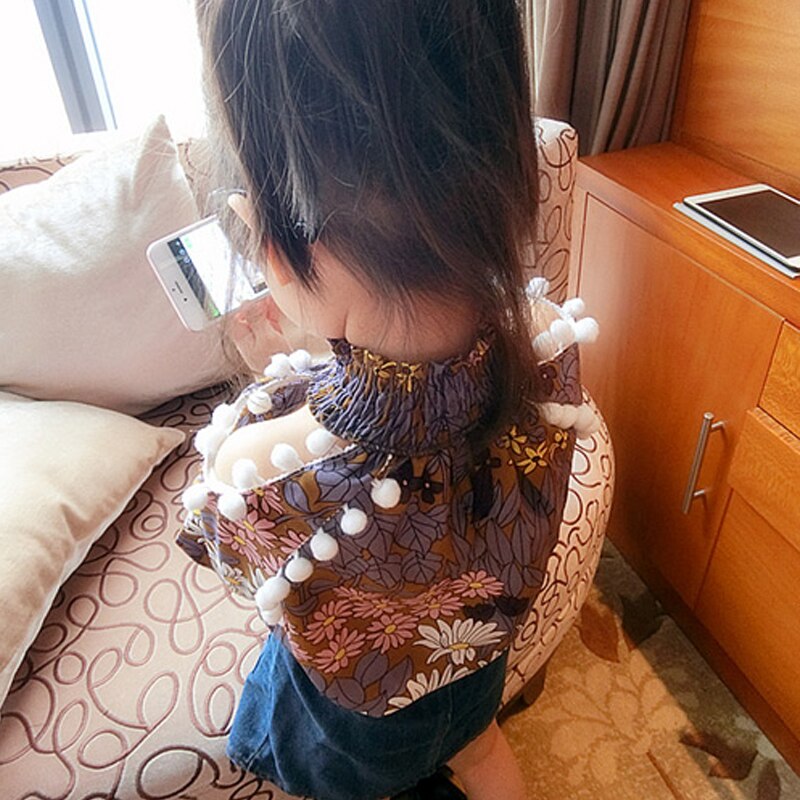 Para chicas blusa de manga larga flor Tops estampados camisas Bebé Ropa de niños para niñas 2 4 5 5 5 6 6 7 8 9 años Tops blusas