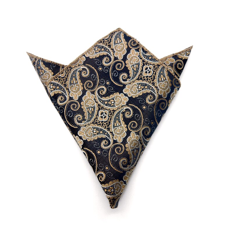 Herren Taschentuch Tasche Quadrate Hanky Blumen- Paisley Jacquard Gewebt lässig Anzug Handtuch Druck Schal für Geschäft Hochzeit Party: wie Bild 4