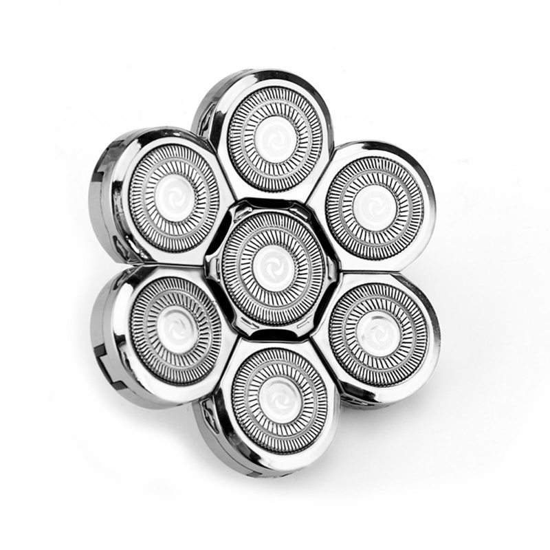 Remplacement pour rasoirs tête 5/6/7/8 têtes lame rechange pour cheveux barbe pour rasoir pour tête pour hommes chauves: green
