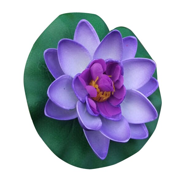 Wedding Decoration Artificial Flowers Floating Lotus Ornament for Aquarium Fish Tank Pond Water Lotus Home Swim Pool Decor: A6