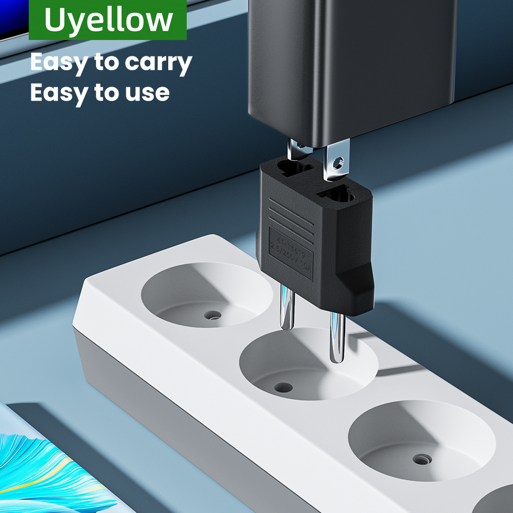 Gele VS naar EU-stekkeradapter EU Euro KR-stekkeradapter Reizen KR-adapter Elektrische EU KR-stekkerconverter Stopcontact Europa