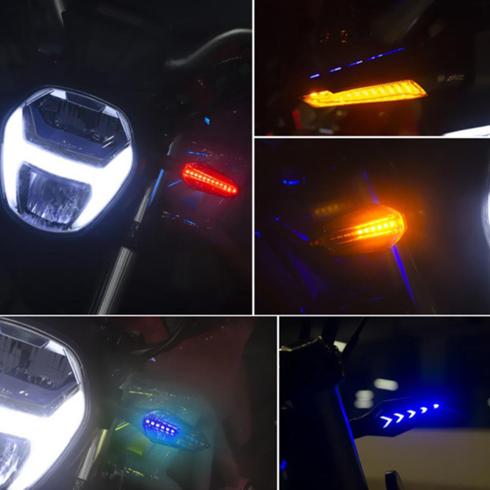 Motorfiets Richtingaanwijzer Lamp Universele 12V Dubbelzijdig Richting Licht Led Hoge Licht