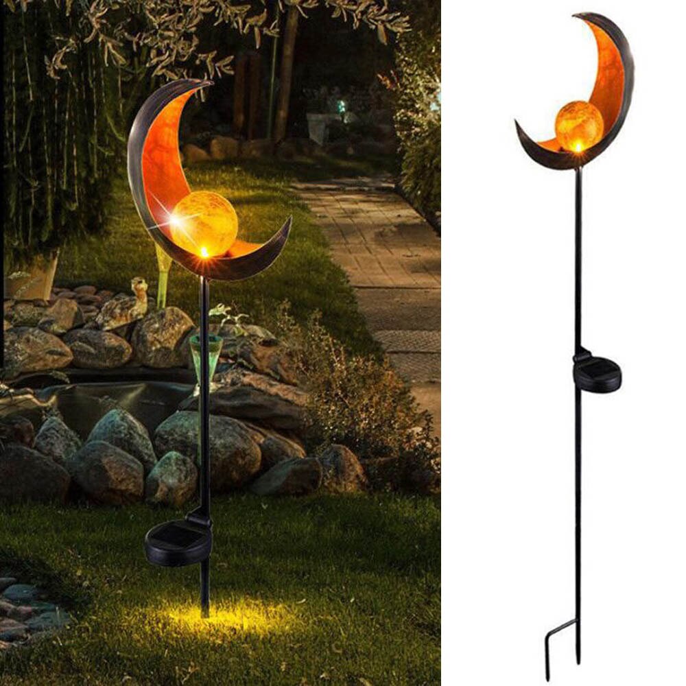 Ledet sol flamme lys metal led haven lys flamme effekt lampe vandtæt udendørs lys landskab lys sol dekorativt lys: Stil 5