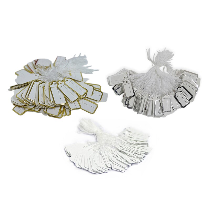 Etichetta in carta al dettaglio in oro argento promozione etichetta a prezzo incassato gioielli con etichetta a punta etichetta in stoffa accessori per gioielli prezzo da pagare