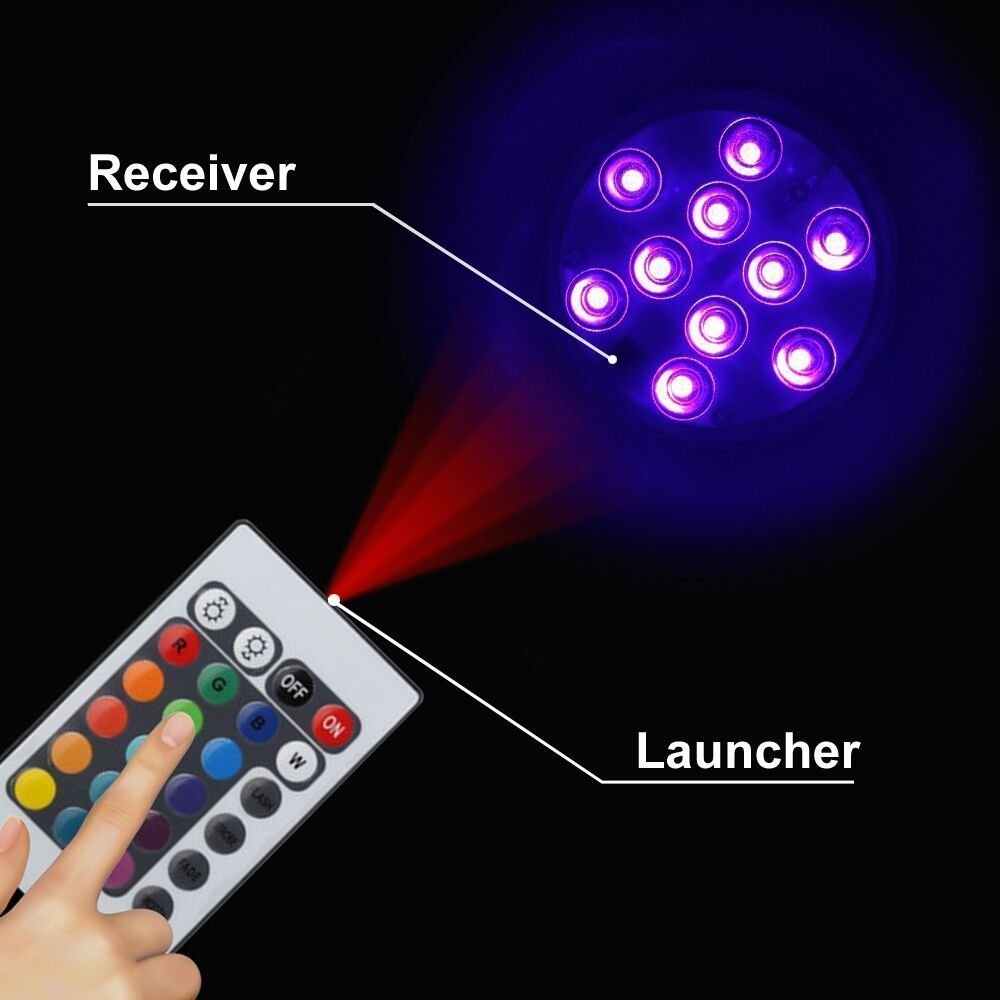 Dive lights led pool light swimming poole lights vase fish tank pond discotheque wedding party use night light for decoration