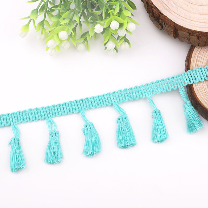 10 Meter Kwastje Kant Lint Diy Handgemaakte Ambachtelijke Accessoires Franje Katoenen Kanten Rand Lint Naaien Jurk Kledingstuk Gordijn: Antique Zinc