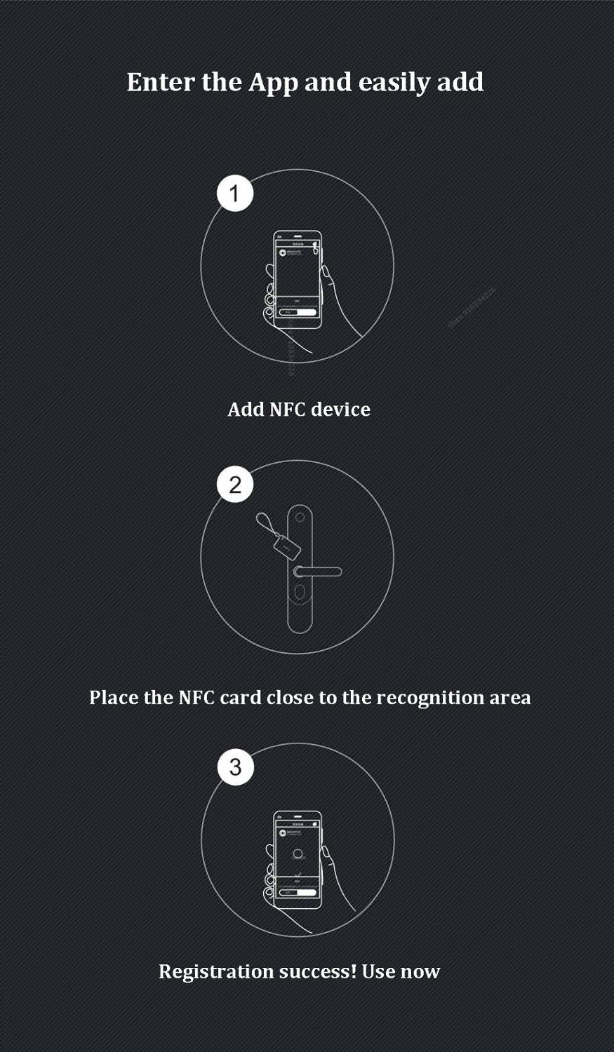 Xiaomi Aqara-cerradura inteligente para puerta, tarjeta NFC, compatible con Aqara, Serie N y P, Control por aplicación, EAL5 + Chip para seguridad del hogar