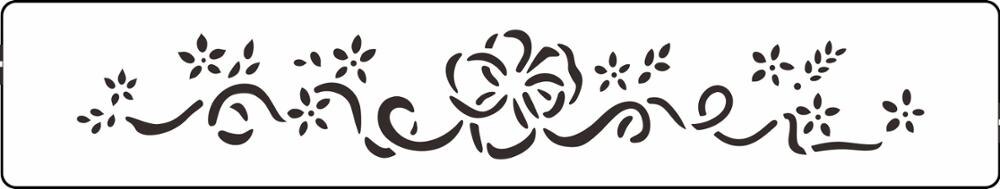 Roestvrijstalen reliëfsjabloon van metaal met -218 bloemen