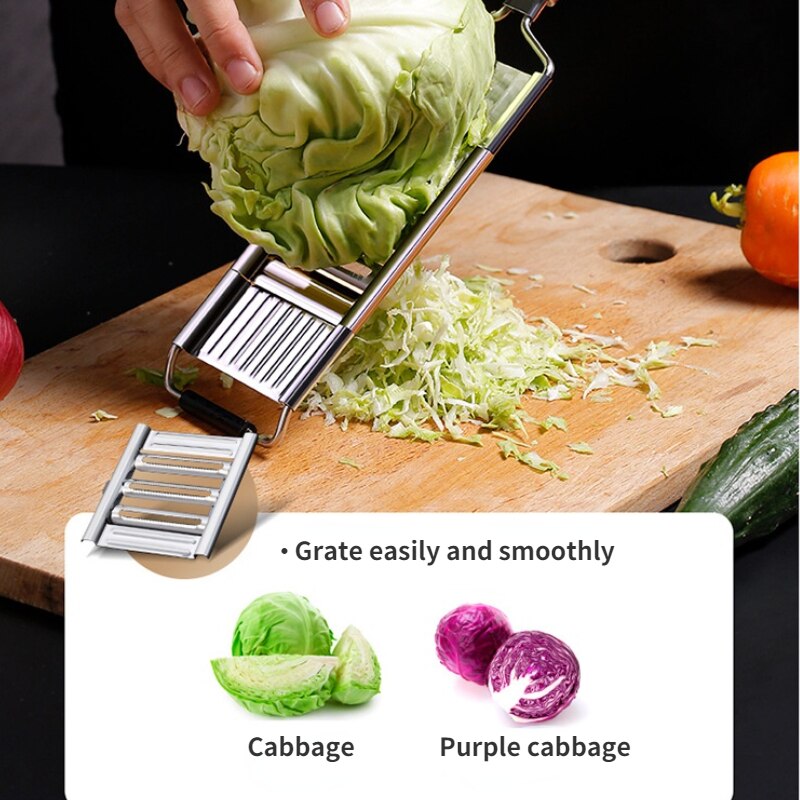 Multifunction 3-in-1 Grater Vegetable Cutter Household Cucumber Potato Cheese Slicer Garlic Masher Chopper Kitchen Accessories