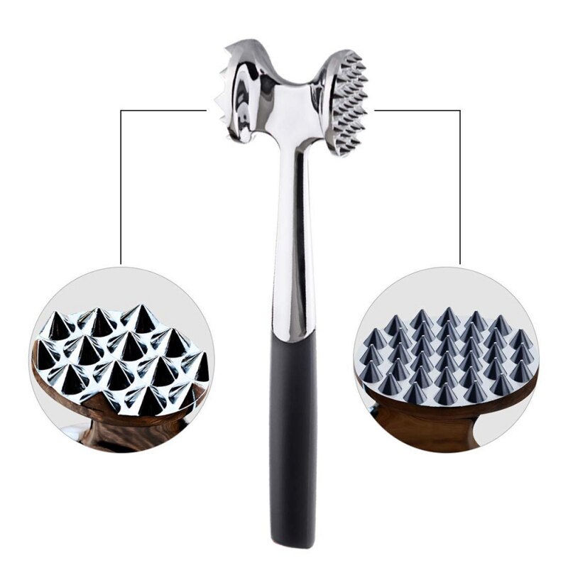 Beroep Vlees Hamer Draagbare Losse Vlees Hamer Met Handvat Vleesvermalser Naald Keuken Vlees Gereedschap