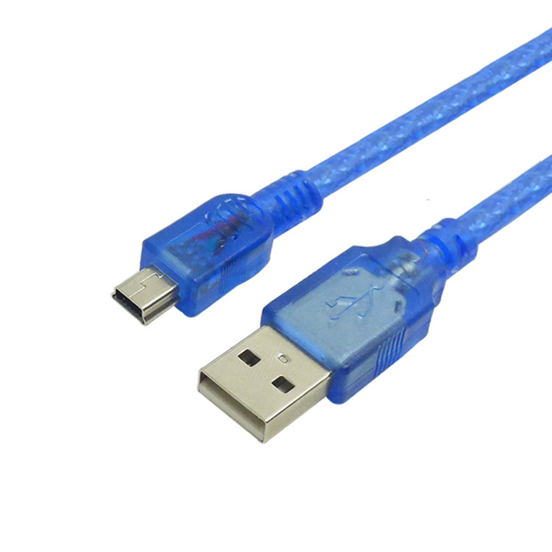 0.3m1m 1.5m 3m 5m USB 2.0 A Male to Mini USB B 5pin Male Data Cable Cord Adapter Converter Power Cable: 1m