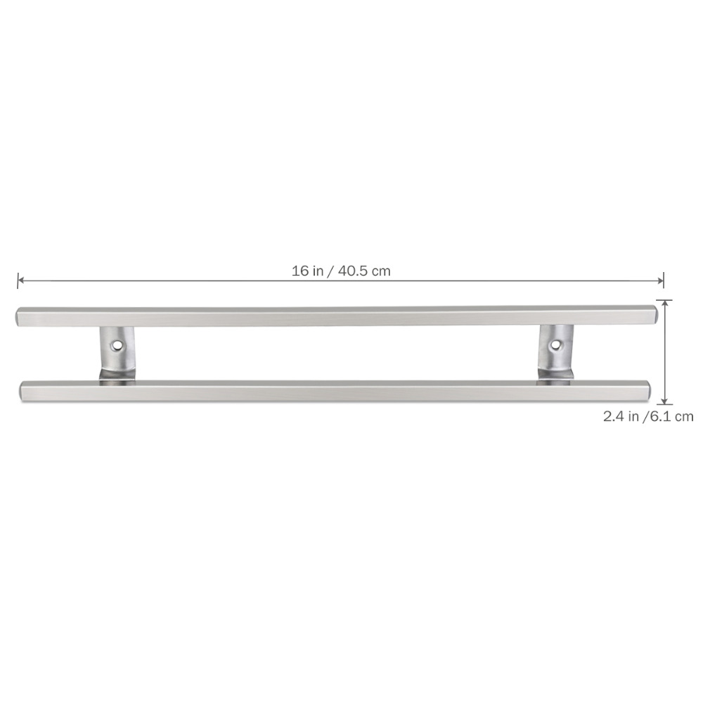 Wandmontage 304 Rvs Magnetische Mes Houder Dubbele Bar Opslag Mes Rack Strip Voor Keukengereedschap Tool Haak