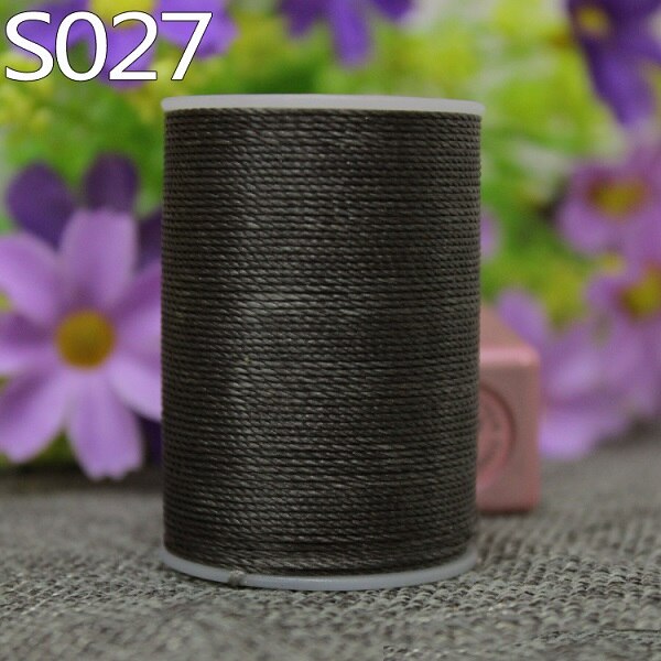 Yl055 0.55mm vokset trådsnor for skinnsøm, skinnsnor skinntråd: S027