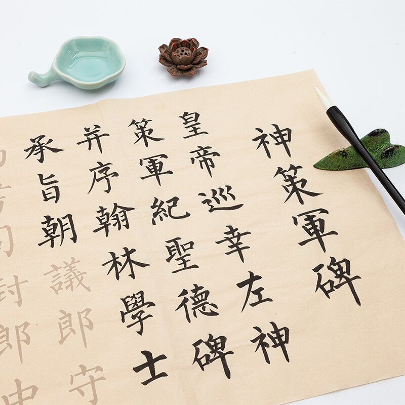 Calligraphy Copybook Calligraphie Beginner Medium Regular Script Calligraphy Entry Copybook Liu Style Xuan Paper Copybook