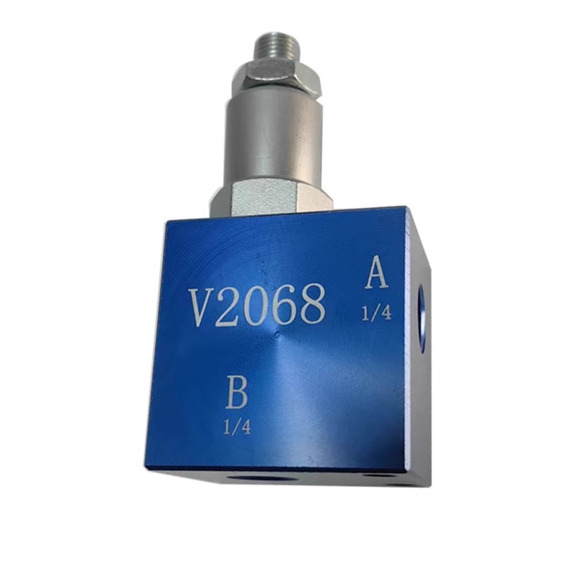Hydraulic Manual Adjustable Pressure Safety Valve V2068 Thread Insertion Relief Valve Pressure Valve RV08