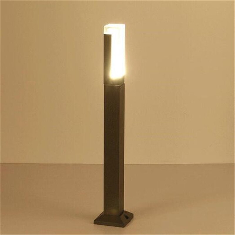 1PCS Waterproof LED Garden Lawn Lamp MOdern Aluminum Pillar Light Outdoor Courtyard Villa Landscape Lawn Bollards Light