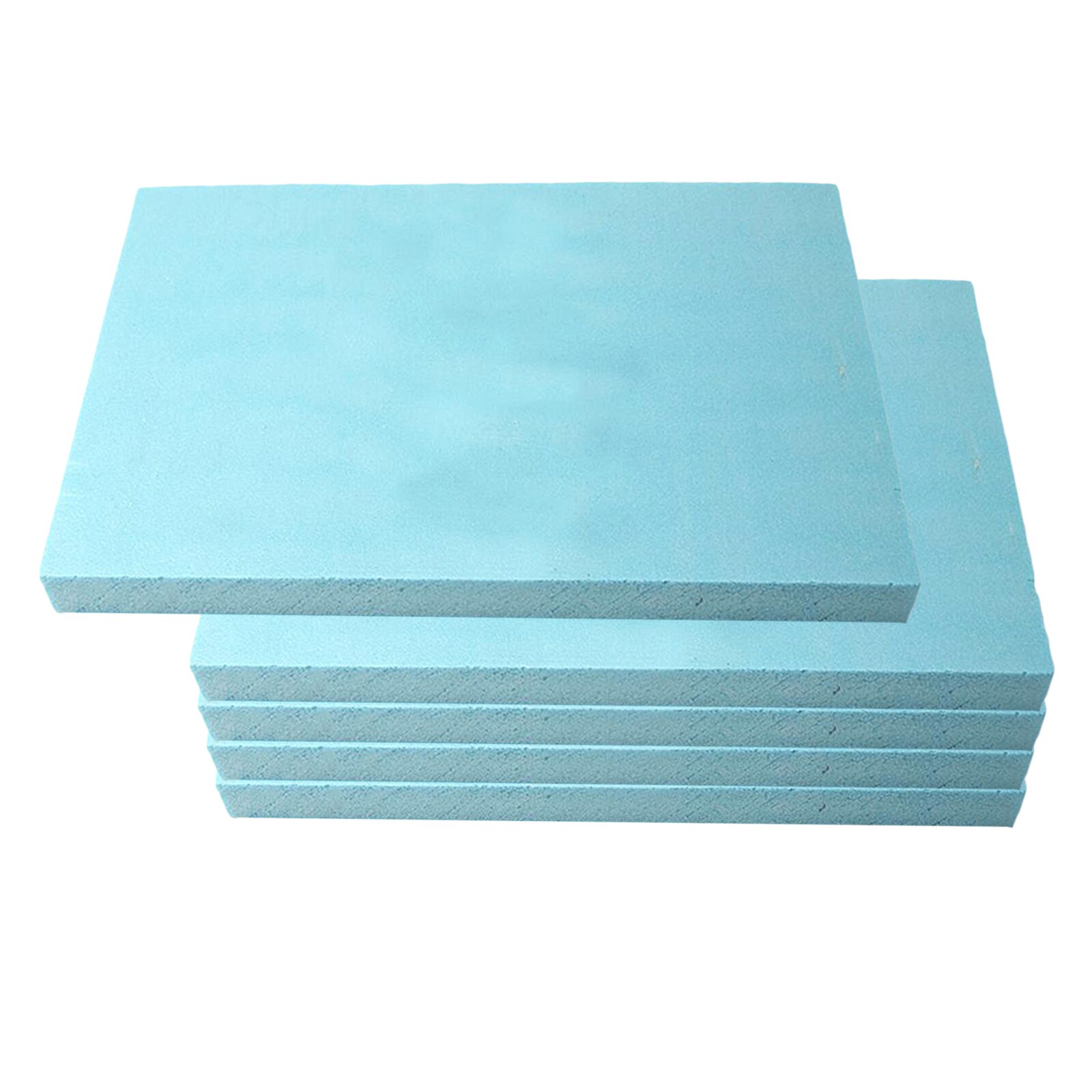 5 stk skumplate hobbyskum 30cm x 20cm x 2cm stk blå skumplate diy-modell byggesett
