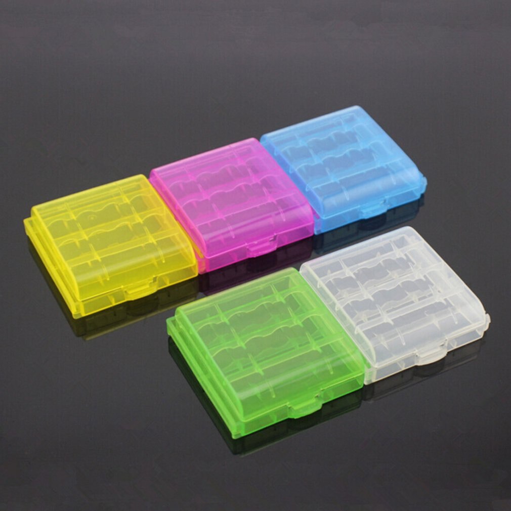 Sales Plastic Batterij Houder Box Organizer Container Voor Aa En Aaa Batterij Opbergdozen Case Cover Voor Aa & aaa Batterij