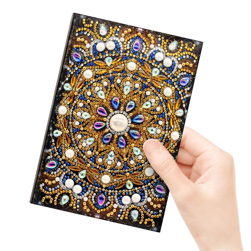 Carnet de notes A5 avec peinture diamant, 50 Pages, carnet de notes avec broderie spéciale, points de croix, pour bricolage