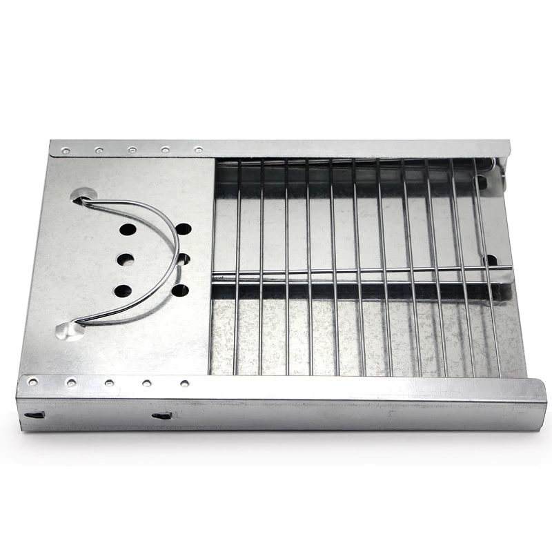 Portable Barbecue Grilling Steel Charcoal Rectangle Folding BBQ Barbecue Family Outdoor Camping Cooking Picnic