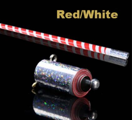 Appearing Cane Wand Stick Stage Magic Tricks Props Toys Magician Magia: Red-White